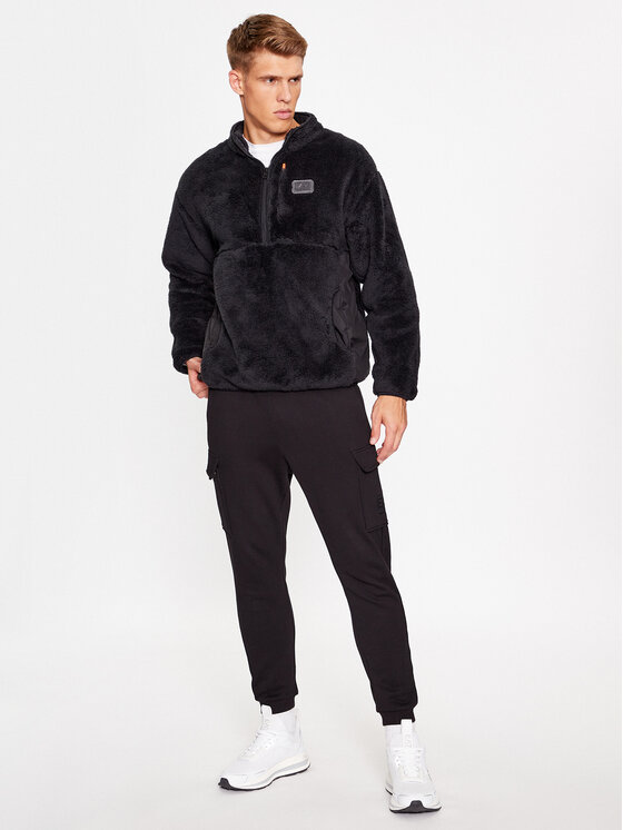 EA7 Emporio Armani EA7 Emporio Armani Majica dugih rukava 6RPM47 PJSFZ 1200 Crna Regular Fit