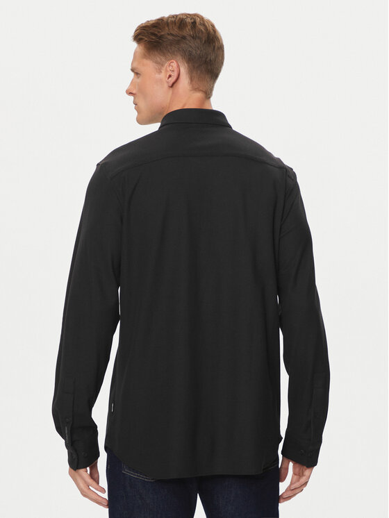 Calvin Klein Calvin Klein Marškiniai K10K113311 Juoda Regular Fit