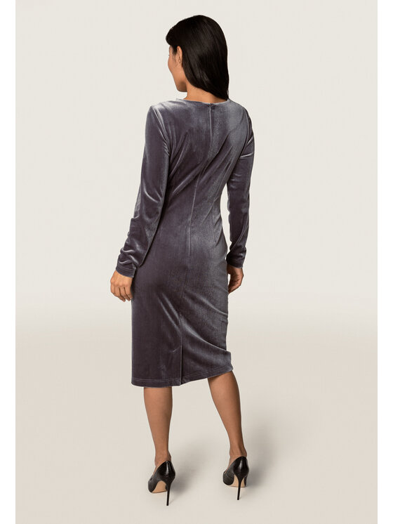 QUIOSQUE QUIOSQUE Každodenné šaty ARUBA DRESS Sivá Regular Fit
