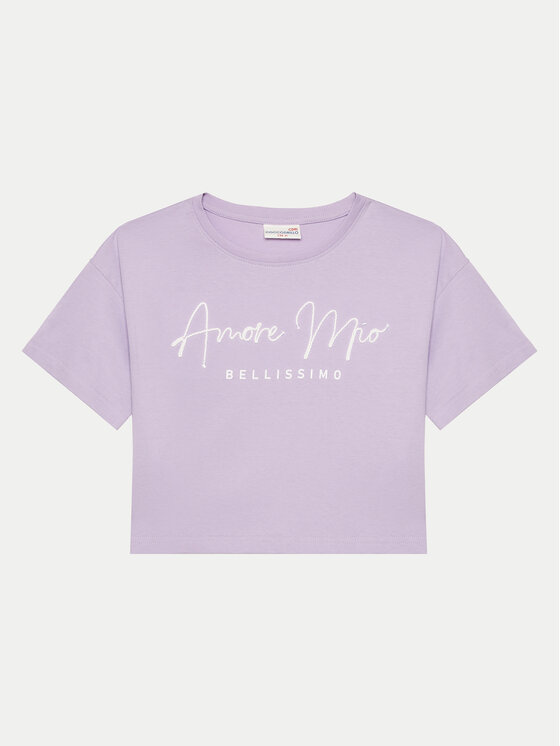 Coccodrillo Coccodrillo Marškinėliai WC4143201GEJ Violetinė Relaxed Fit