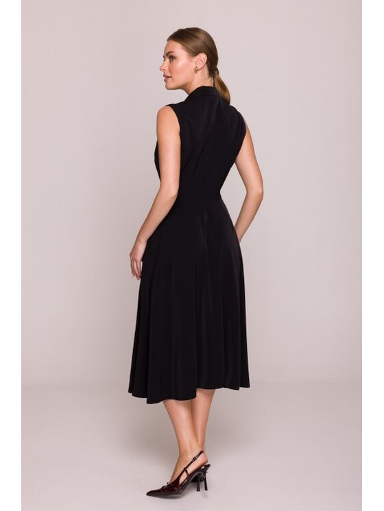 Stylove Stylove Sukienka letnia S409 Czarny A-Line Fit