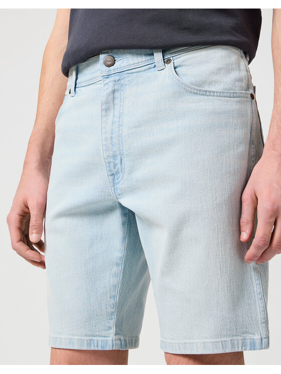 Wrangler Wrangler Pantaloncini di jeans TEXAS SHORTS Blu Regular Fit