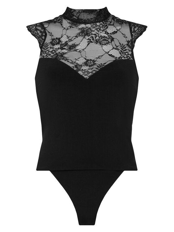 Rinascimento Rinascimento Body CFC0127525003 Czarny Slim Fit