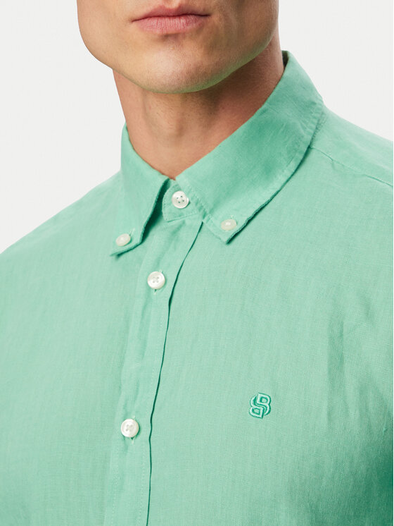 BOSS BOSS Hemd H-Liam 50556077 Hellgrün Regular Fit