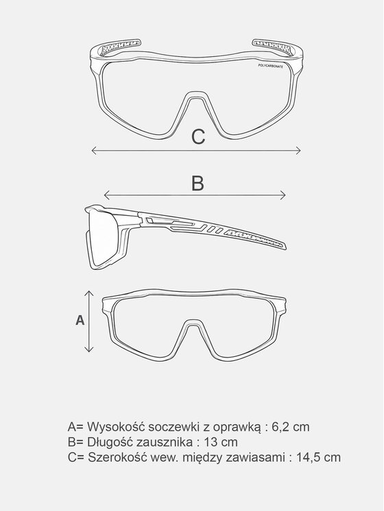 Feba Feba Okulary przeciwsłoneczne ZF136-867-6 Biały
