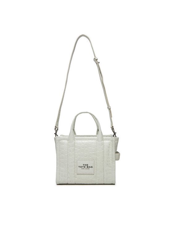 Marc Jacobs Marc Jacobs Käekott The Croc Embossed Tote Bag H022L01RE22 Kreemjas
