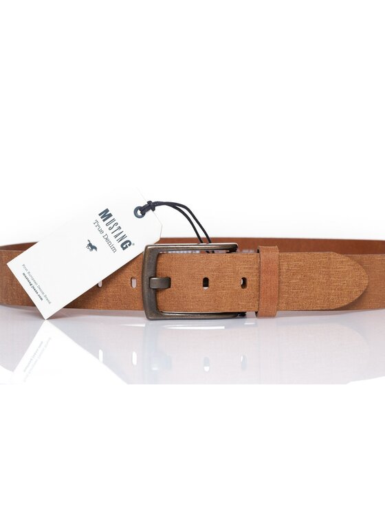 Mustang Mustang Cintura da uomo BELT Marrone
