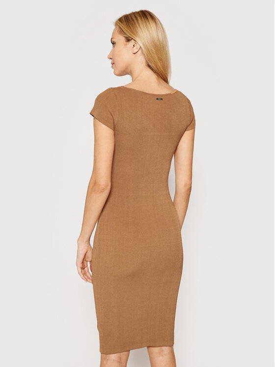 Vestito di maglia Charlotte W1YK85 Z2U00 Marrone