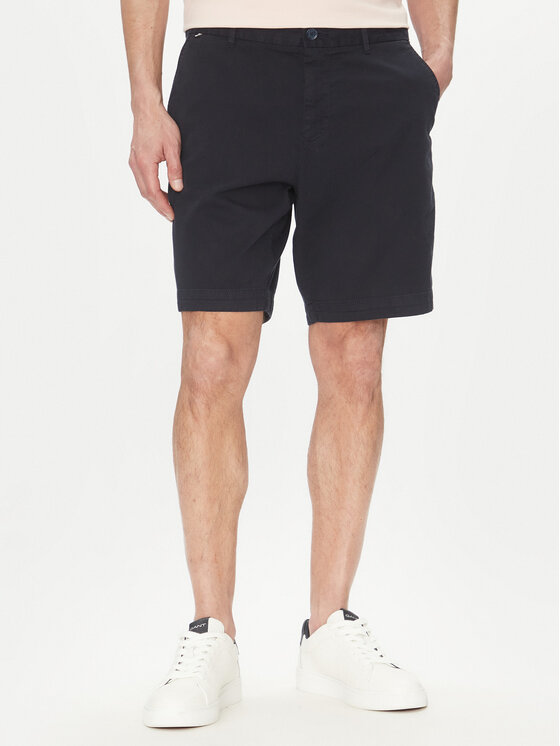 BOSS BOSS Šortky z materiálu H-Slice 50540743 Tmavomodrá Regular Fit