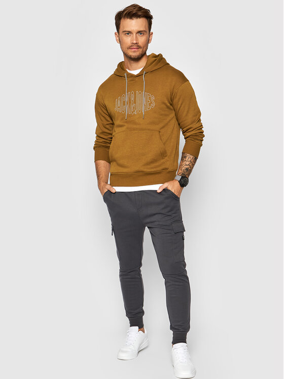 Felpa World 12194082 Marrone Relaxed Fit