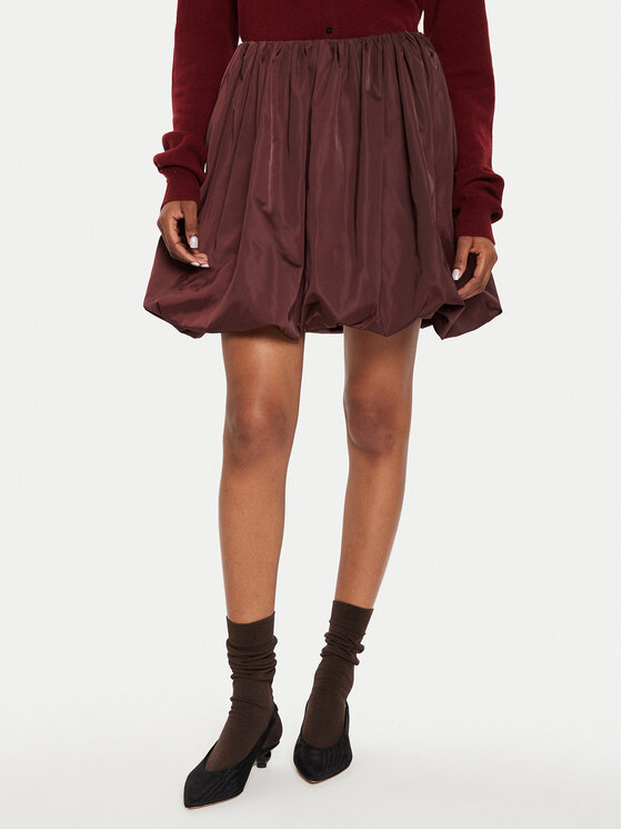 Herskind Herskind Φούστα mini Evans 5202155 Μπορντό Regular Fit