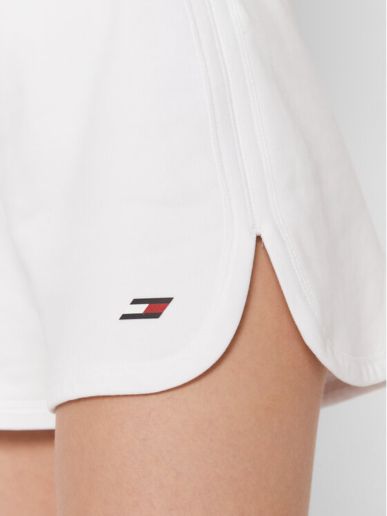 Tommy Hilfiger Tommy Hilfiger Sportske kratke hlače Tape S10S101432 Bijela Regular Fit