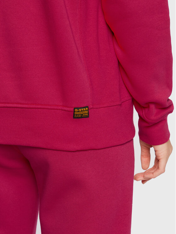 G-Star Raw G-Star Raw Суитшърт Premium Core 2.0 D21253-C235-D305 Розов Regular Fit