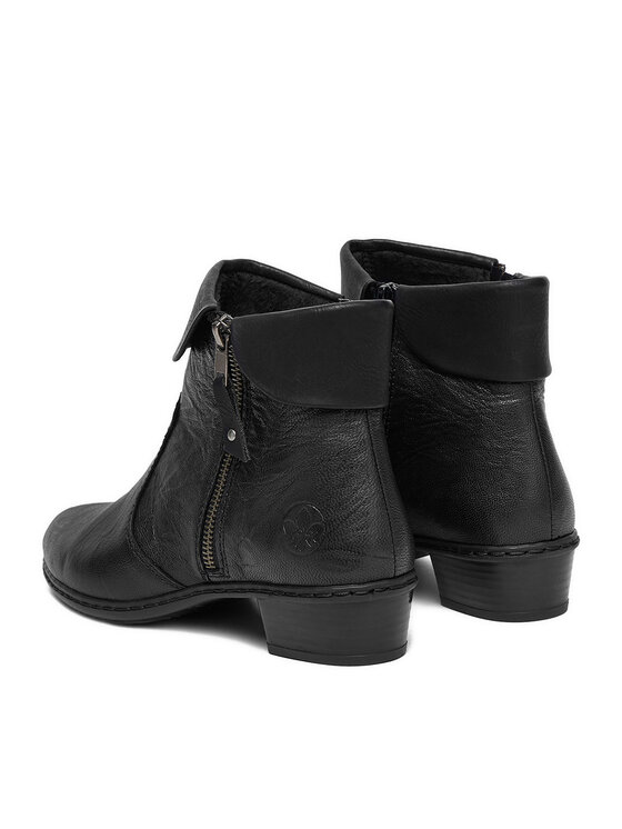 Rieker Rieker Botine Y07A8-01 Negru