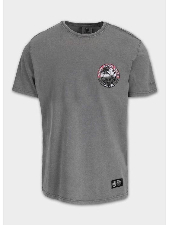 PITBULL PITBULL T-Shirt AUTOMATIC Szary Regular Fit