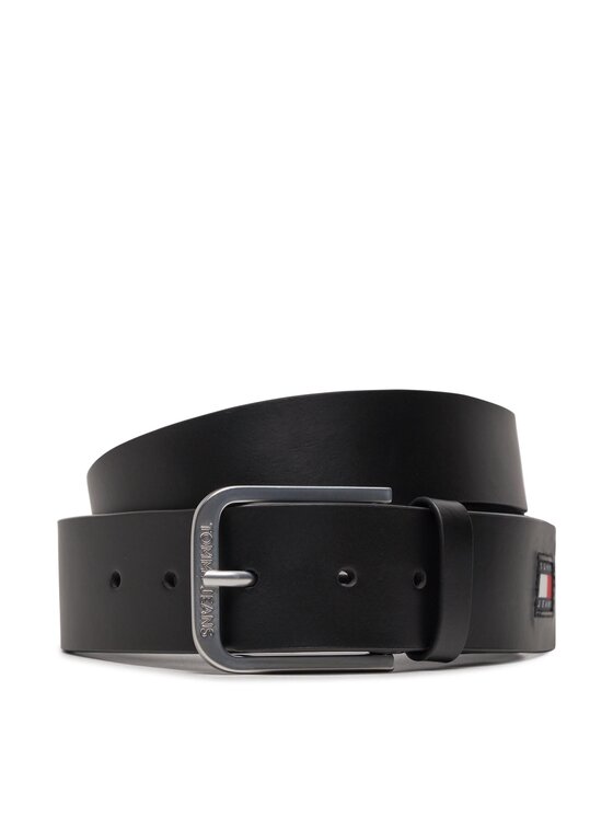 Tommy Jeans Tommy Jeans Ζώνη Ανδρική Tjm Adj. Leather 4.0 AM0AM12339 Μαύρο