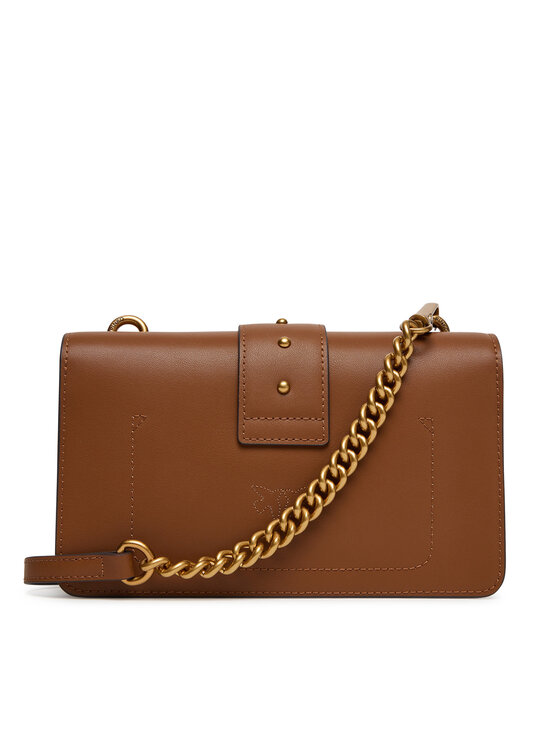 PINKO PINKO Ročna torba Love One Mini ST.CL Al 25-26 PLTT 105856 A0F1 Rjava