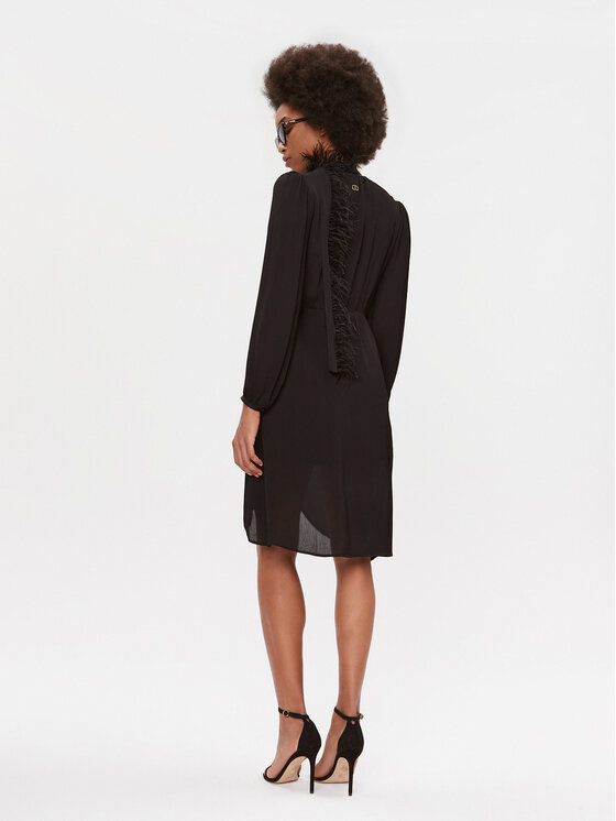TWINSET TWINSET Rochie cocktail 232TP2350 Negru Regular Fit