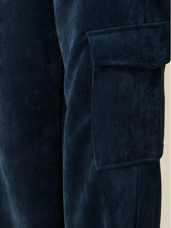 Oltre Oltre Pantaloni di tessuto P022J002684N034 Blu Regular Fit