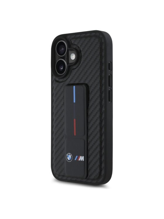BMW Motorsport BMW Motorsport Etui na telefon M Grip Stand Smooth and Carbon Czarny