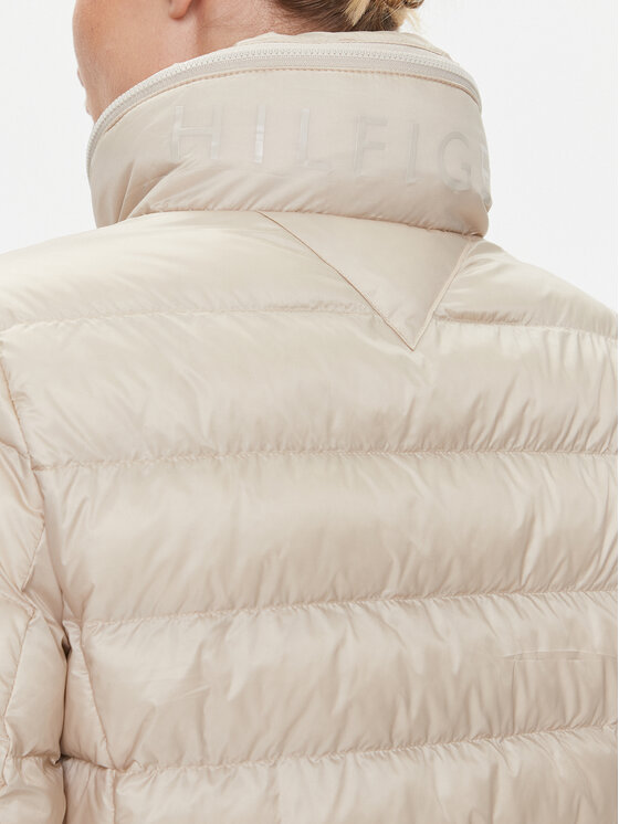 Tommy Hilfiger Tommy Hilfiger Зимно яке Global Stripe WW0WW39863 Бежов Slim Fit