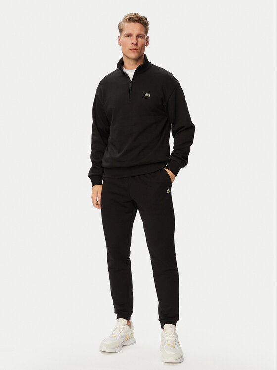 Lacoste Lacoste Суитшърт SH8866 Черен Regular Fit