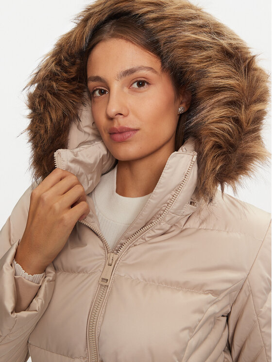Guess Guess Dūnu jaka New Olga W4BL40 WEX52 Bēšs Regular Fit