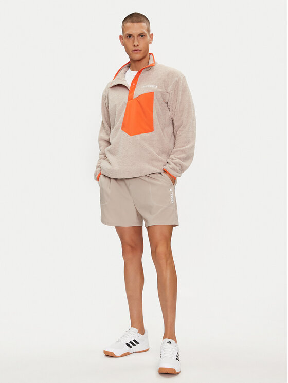 adidas adidas Fleecejacke Terrex XPLORIC High-Pile-Fleece IN3107 Beige Regular Fit