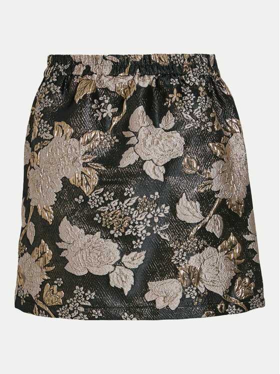 Vila Vila Mini sijonas Othea 14104010 Juoda Regular Fit