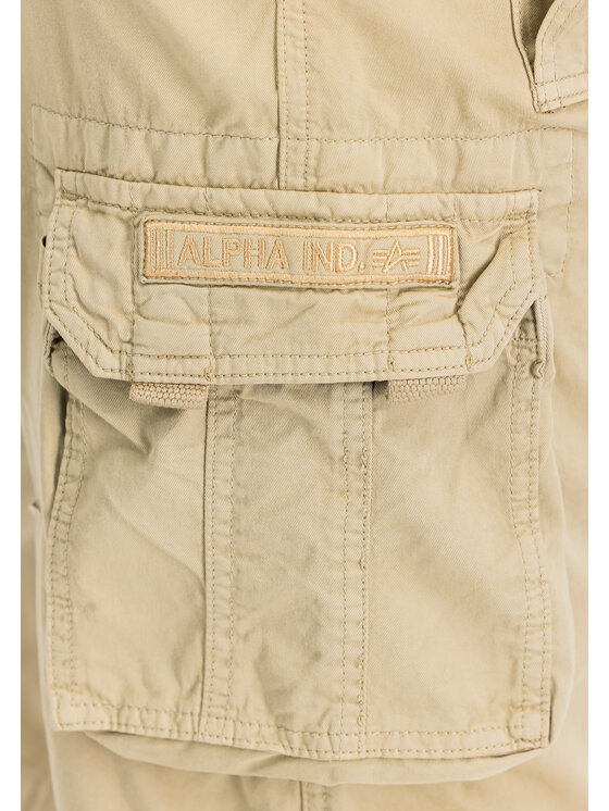 Alpha Industries Alpha Industries Szorty Jet Short Beżowy Regular Fit
