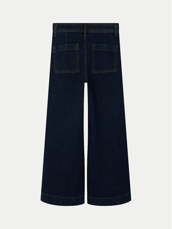 NAME IT NAME IT Farmer 13235217 Sötétkék Wide Leg