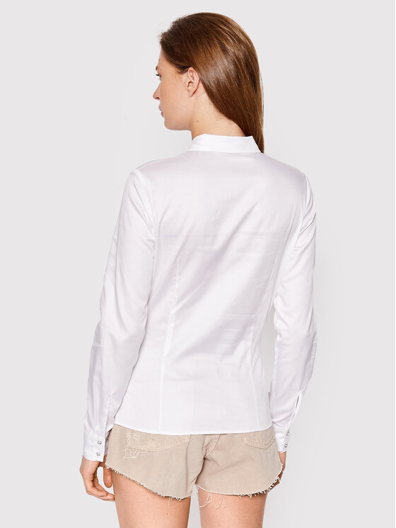 Guess Guess Сорочка W2YH41 WAF10 Білий Slim Fit
