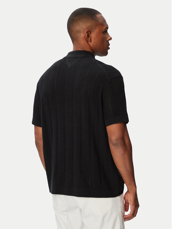 Tommy Hilfiger Tommy Hilfiger Πουκάμισο MW0MW43249 Μαύρο Regular Fit