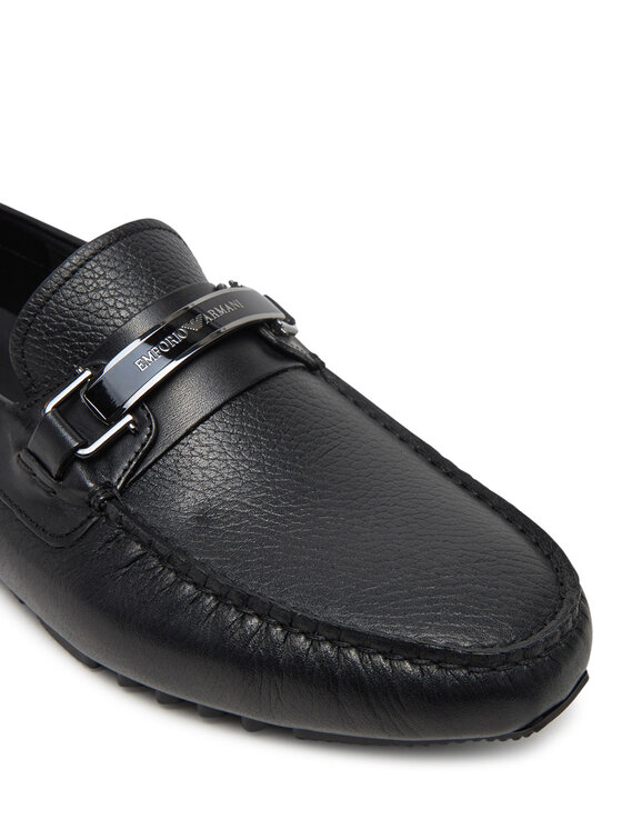 Emporio Armani Emporio Armani Mokasīni X4B151 XN882 K001 Melns