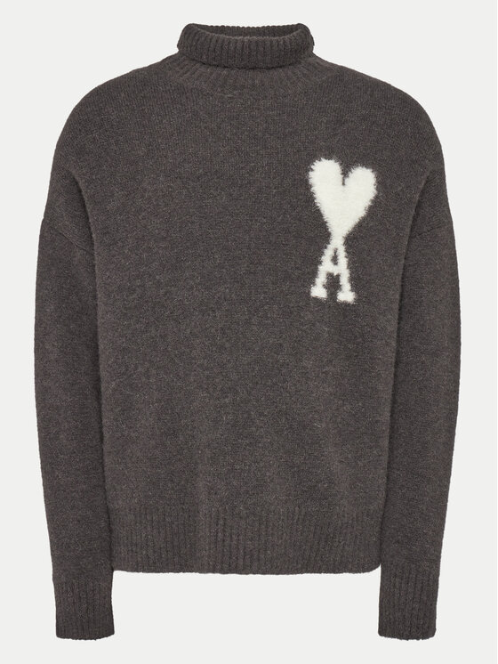 AMI Paris AMI Paris Поло UKS425.KN0032 Сив Relaxed Fit