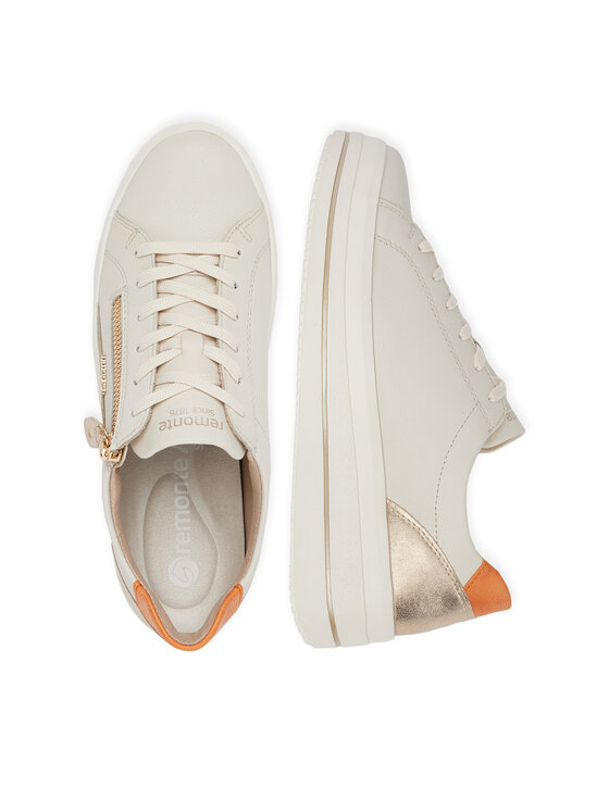 Remonte Remonte Sneakersy D1C01-81 Beżowy