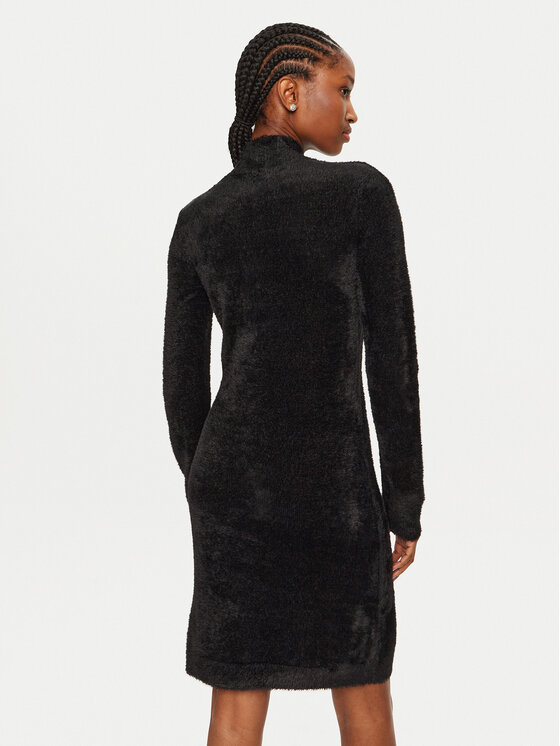 Gaudi Gaudi Kootud kleit 421BD13006 Must Regular Fit