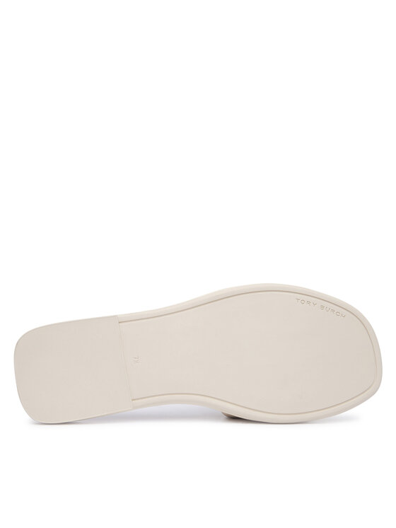 Tory Burch Tory Burch Klapki Double T Sport 79985 Écru