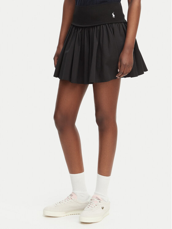 Polo Ralph Lauren Spódnica mini 211A12965001 Czarny Regular Fit