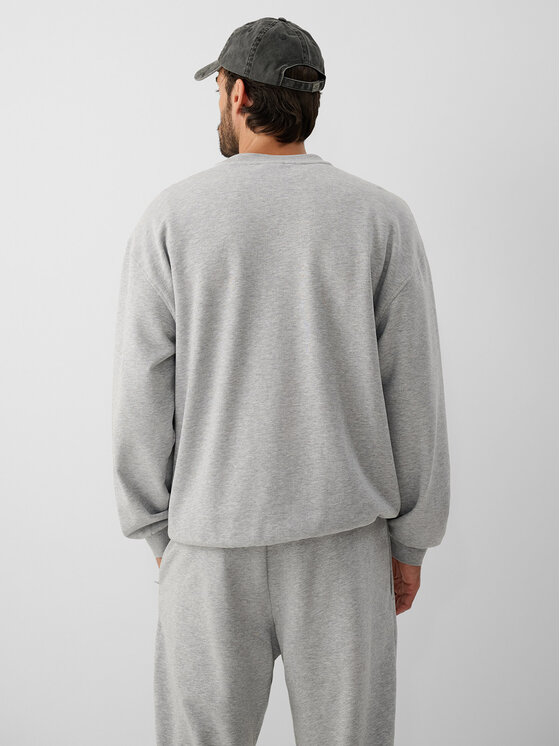 4F 4F Bluza IRON MODE Szary jasny Loose Fit