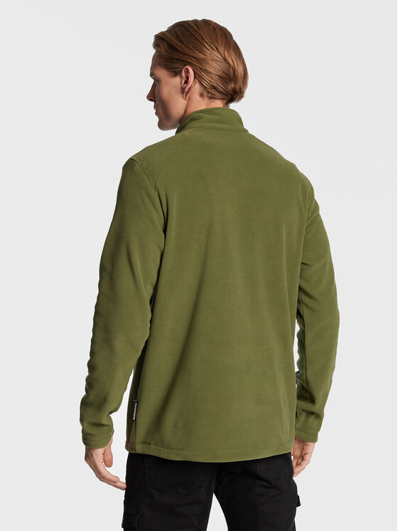 Jack Wolfskin Jack Wolfskin Fliso džemperis Taunus 1709522 Žalia Regular Fit