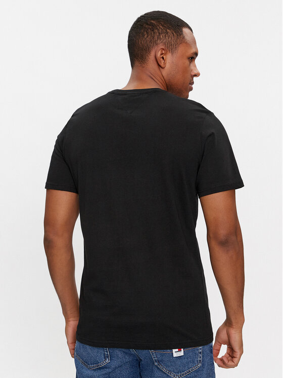 Tommy Jeans Tommy Jeans T-Shirt 85 Entry DM0DM18569 Schwarz Regular Fit