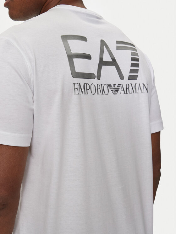 EA7 Emporio Armani EA7 Emporio Armani T-shirt 6DPT06 PJFFZ 0100 Bianco Regular Fit