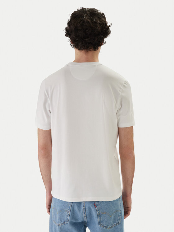 Guess Guess T-Shirt GUESS x NORTH SAILS M6GI40 K3322 Bílá Regular Fit