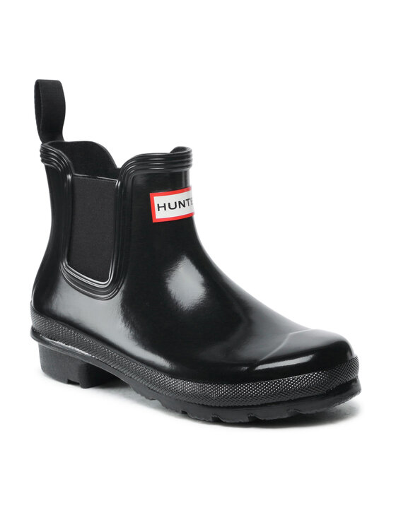 Hunter Hunter Holínky Original Chelsea Gloss WFS2078RGL Černá