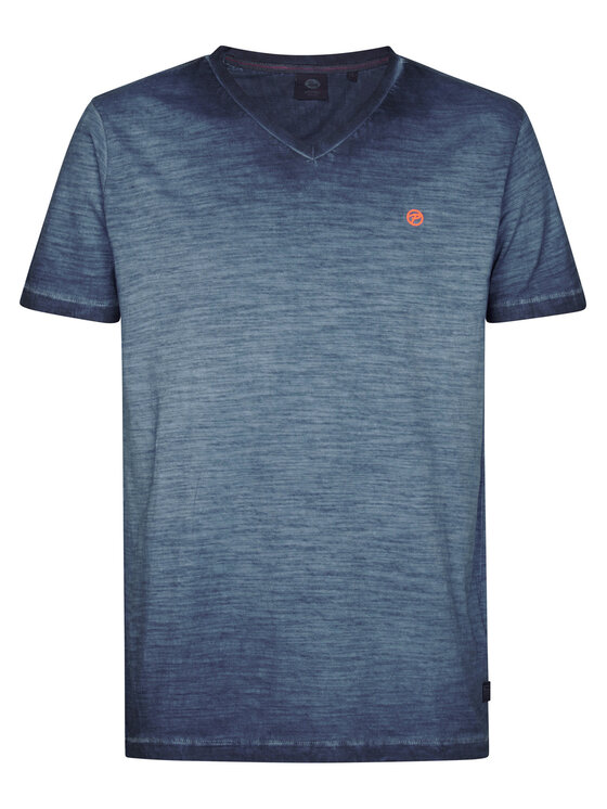 Petrol Industries Petrol Industries T-Shirt M-1050-TSV662 Tmavomodrá Regular Fit