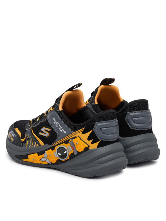 Skechers Skechers Sneakersy Slip-Ins: Hyper-Quest 404212L/BKYL Czarny