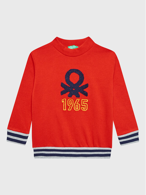 United Colors Of Benetton United Colors Of Benetton Majica dugih rukava 3J68G104C Crvena Regular Fit