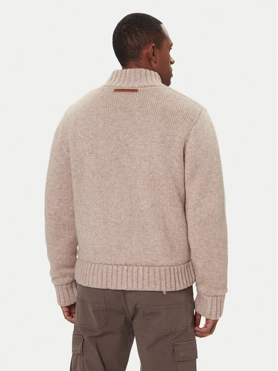 Guess Jeans Guess Jeans Kardigan M5BR07 Z0662 Pruun Regular Fit