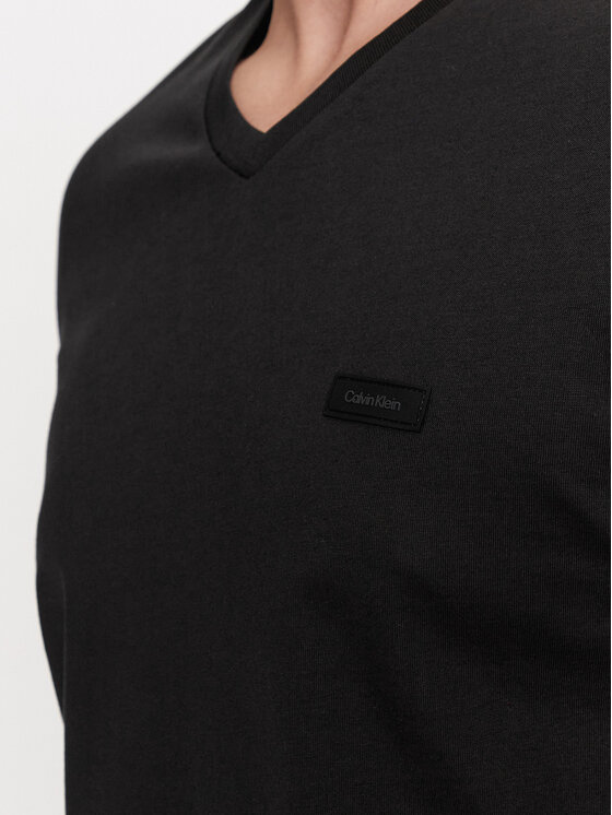 Calvin Klein Calvin Klein T-Shirt Smooth K10K112507 Czarny Regular Fit